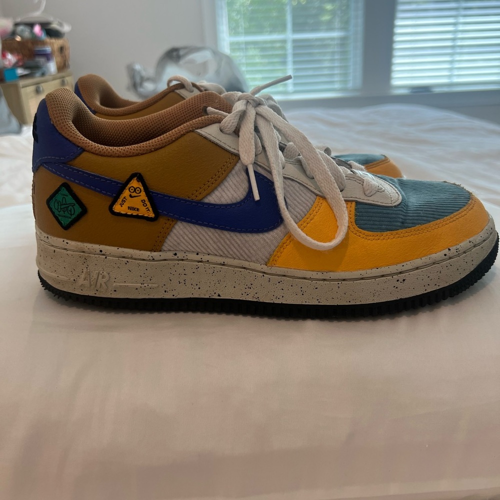 Nike Blue and Yellow Sneakers